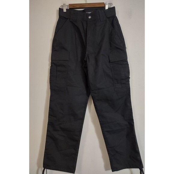 511 TACTICAL PANTS SZ 31 1/2-35 Reg Model#74003 CARGO BLACK - Picture 1 of 7